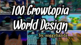 100 Worlds in 1 Video  Growtopia