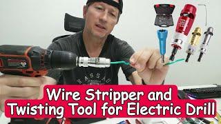 Wire Stripper and Twisting Tool for Power Drill Latest Must-Have Tool Or Complete Fail?