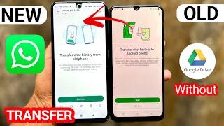How to Transfer WhatsApp chats OLD to New Phone WhatsApp move old mobile to new mobile
