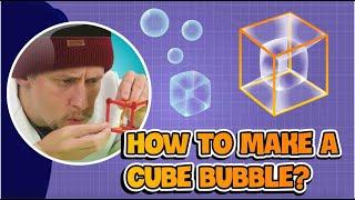 DIY with Kids  Teach Kids to Make Cube-Shaped Bubbles  Amazing Easy Fun Activity at Home