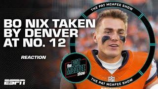 Bo Nix drafted by the Broncos at No. 12  Pat McAfee Draft Spectacular