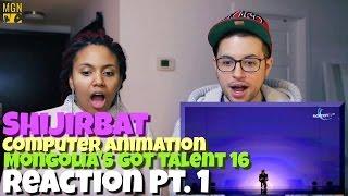 Shijirbat - computer animation on Mongolias Got Talent 16 Reaction Pt.1