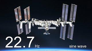 International Sleep Station  Sleep Bass - 22.7Hz Sine Wave  ISS ZZZ