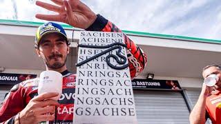 BAGNAIA FA POKER - Sachsenring 2024 Backstage