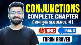 Conjunction  English Grammar for CET SSC CGL CPO CDS  SBIIBPS POClerk  Tarun Grover