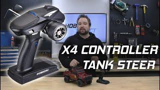 Dumbo RC X4 controller - How-to switch steering modes