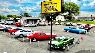 American Muscle Cars Maple Motors Update 7124 Lot Walk Hot Rods USA Classics For Sale Inventory