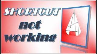 Fixing error Shortcut keys not working properly in AutoCAD