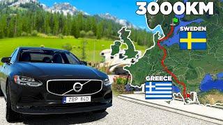 ETS2 Longest Road Trip - Sweden to Greece  Euro Truck Simulator 2