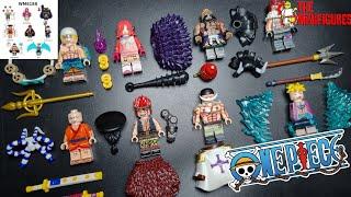 New Unofficial Lego One Piece Minifigures By WM 6188  Edward Newgate  Kaidou  Katakuri  Enel