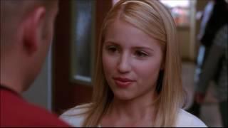 Glee - Quinn confronts Puck about sexting Santana 1x11