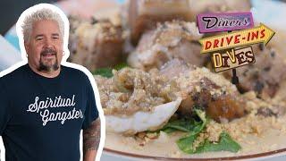 Guy Fieri Tries Kare Kare  Diners Drive-Ins and Dives  Food Network