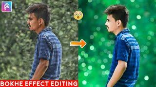 Bokeh effect background pe kaise lagaye  Picsart Bokeh effect photo editing  Picsart photo editing