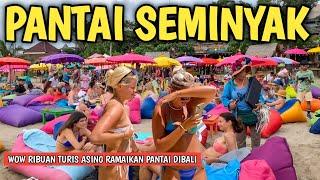 TURIS ASING SERBU PANTAI DI BALI - PANTAI SEMINYAK BALI SAAT INI