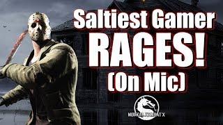 THE SALTIEST GAMER EVER RAGE QUITS  Mortal Kombat X