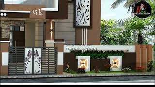 Latest Modern Compound Wall Design Ideas  Home Front Boundary Designs Boundary Wall Designs Latest