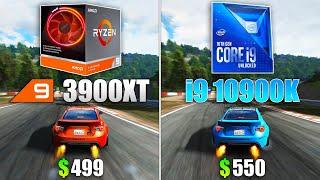 Ryzen 9 3900XT 4.6GHz vs i9 10900K 5.2GHz Test in 10 Games