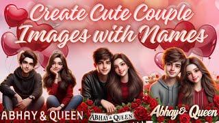 Valentine Day Special Couple Image Generation │ Create 3d Valentine Day Couple AI Images ️