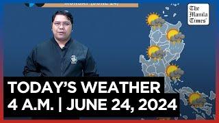 Todays Weather 4 A.M.  June 24 2024