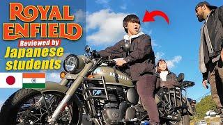 Japanese Student trying Royal enfield II Riding culture in Japan II