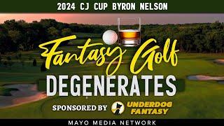 2024 CJ CUP BYRON NELSON Fantasy Golf Picks & Plays  Fantasy Golf Degenerates