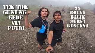 pendakian tek tok gunung gede via putri