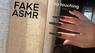 FAKE ASMR  Invisible Triggers Tapping & Scratching