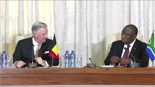 Official Talks during the State Visit of Belgium to South Africa