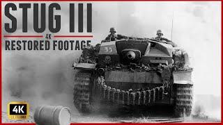Intense 4K WW2 StuG III Early Restored Footage.