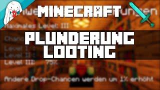 Plünderung  Looting - Verzauberung erklärt - Schwertverzauberung - Minecraft Tutorial Deutsch CC