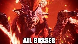 Monster Hunter World - All Bosses With Cutscenes HD 1080p60 PC