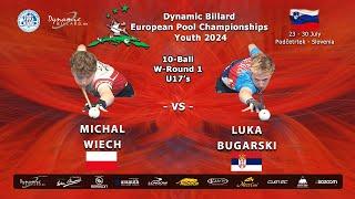 Day 2 Youth The 10-ball discipline Dynamic Billard European Pool Championships Youth 2024.