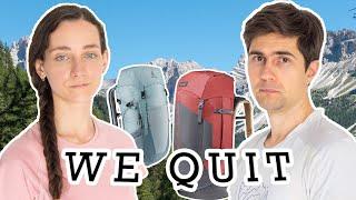 WE QUIT THRU-HIKING  Life Update and Plans for the Future