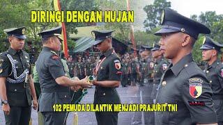 DI IRINGI HUJAN .....TUPDIK DIKMATA TNI AD GEL II 2023