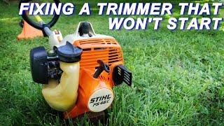 Fixing A Stihl FS 46C Trimmer That Wont Start