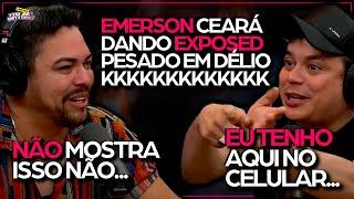 EMERSON CAGUETOU ROLO DE DÉLIO COM DETALHES ATÉ DEMAIS KKKK