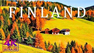 Finland 4K Ultra HD • Stunning Footage Finland Scenic Relaxation Film with Calming Music