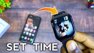 How to SET TIME On Any SmartWatch  FitPro App Time Setting 