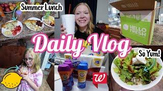 Finally  Hello Fresh Box  Lemonade Shake Ups  Daily Vlog