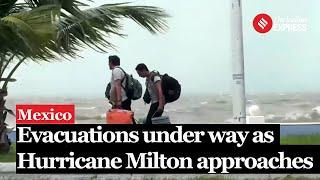 Mexico Hurricane Hundreds Evacuated from Holbox Island as Hurricane Milton Approaches