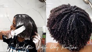 My REALISTIC Wash and Go Routine   NATURAL HAIR CARE