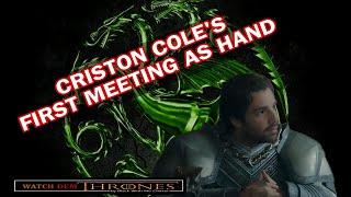 CRISTON COLES DISAPPOINTING HAND DEBUT  House of the Dragon S2E3