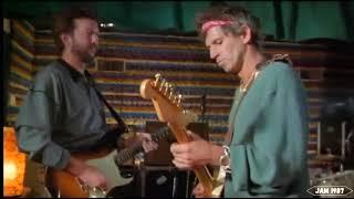 Eric Clapton Keith Richards Chuck Berry -Jam 1986- Video with Synchronized Sound
