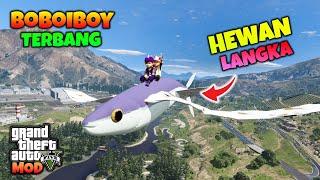 BOBOIBOY KUASA 2 SUPRA DAN DARK TERBANG BERSAMA HEWAN LANGKA - GTA 5 MOD BOBOIBOY KUASA 7