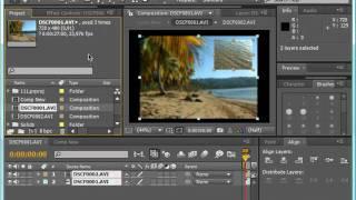 Изменение порядка размещения слоев в Adobe After Effects CS4