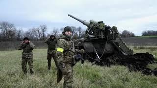 Постріл з 2С7 «Пион» України
