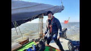 Learning to Sail 1900 Dutch  Sailing Barge Raising Mast + Soveit Uaz Trabant +Enfield Motorcycle