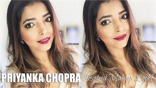 PRIYANKA CHOPRA GOLDEN GLOBES 2017 INSPIRED MAKEUP TUTORIAL  HINA ATTAR 