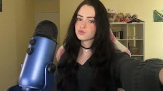 ASMR rambling + mic triggers mic swirling scratching & brushing