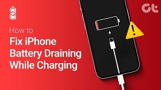 How to Fix iPhone Battery Draining While Charging